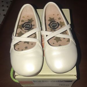 Livie and Luca aurora white pear shimmer